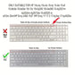 Silicone Keyboard Protector Only for HP 15 Series Laptop Keyboard Covers