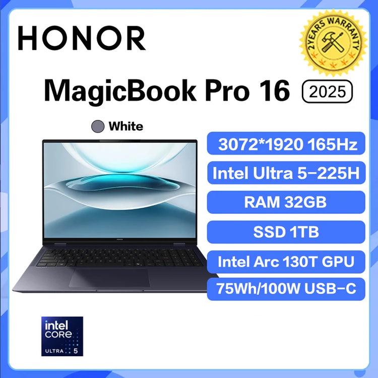 2025 Honor MagicBook Pro 16 Laptop - ElectronAge