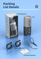 ZEALOT-M5 Magnetic Bluetooth Speaker 2-in-1 Power on Couplet Mini Speaker Macaron Color Dual Channel RGB Light Bluetooth 5.4