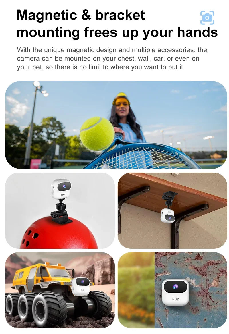 Mini Camera 1080P HD WiFi Smart Home Security - ElectronAge
