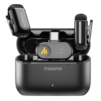 maono T1mini Wireless Lapel Microphone for Phone-Noise Cancellation - ElectronAge