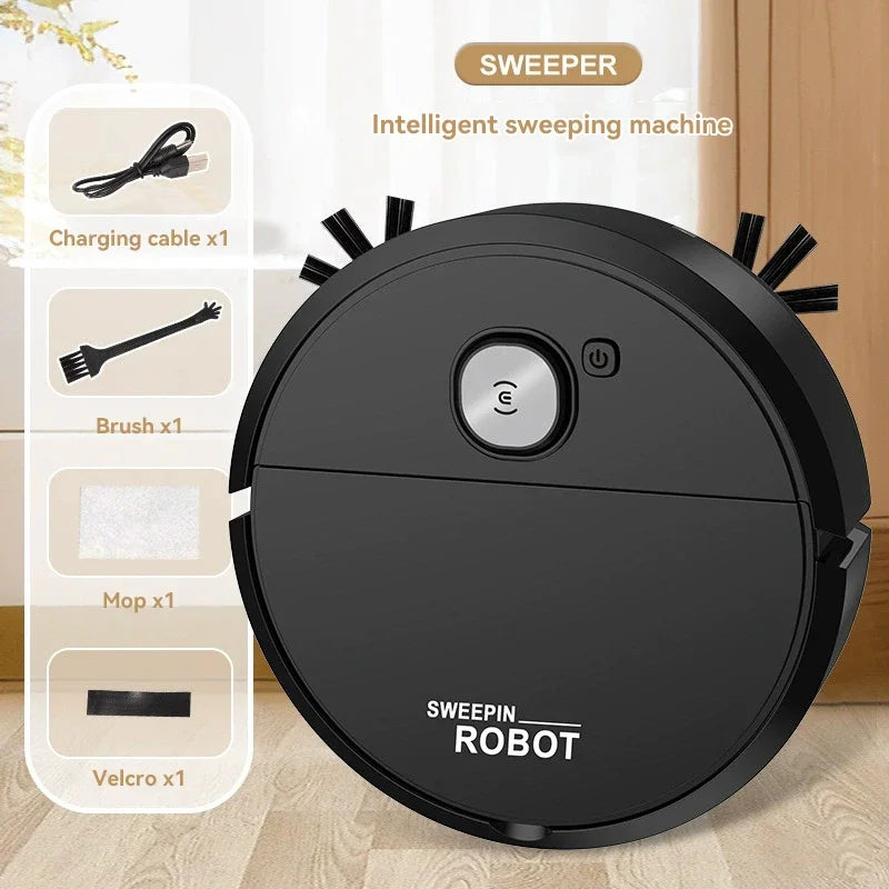 XMSJ 2026 3-in-1 Strong Suction Smart Sweeping Robot - ElectronAge