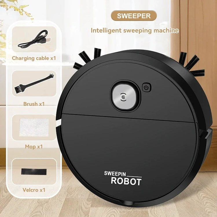 XMSJ 2026 3-in-1 Strong Suction Smart Sweeping Robot - ElectronAge