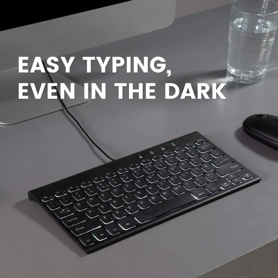 PERIBOARD429 US Wired Mini Backlit Keyboard - ElectronAge