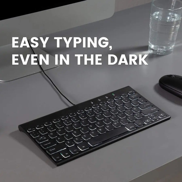 PERIBOARD429 US Wired Mini Backlit Keyboard - ElectronAge