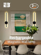 2-pack Rechargeable Wall Light LED 50 80cm Dimming Wall Sconce with Remote Control Sofa Background Gaming Room Decoration