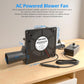 120mm BBQ Fan Adjustable Blower Fan For BBQ Heater Blower Air Blower Cooking Speed Controller Outdoor Portable Machine