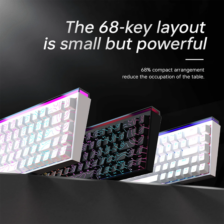 Ajazz NK68 Mechanical Gaming Keyboard - ElectronAge