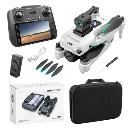 S159 Drone with 4K Camera for Adults, Foldable FPV RC Quadcopter with Optical Flow Positioning, Obstacle Avoidance WiFi Transmis