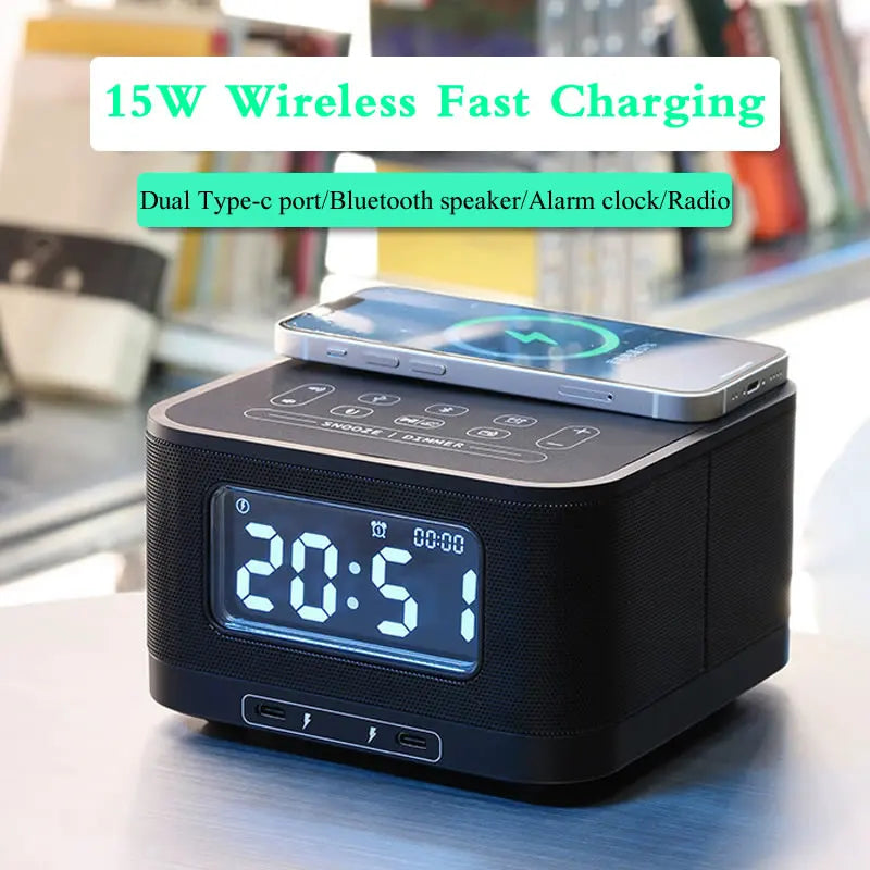 Sense of Clock Mobile Phone Speaker Clock - ElectronAge
