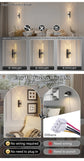 AeroLight Battery Powered 10000mah Rechargeable Bubbles Crystal Led Wall Lamp