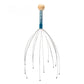 1PC Octopus Head Massager Stainless Steel Engraved Head Relaxer Brain Massage Claw Scalp Scratcher Itch Reliever Random Color