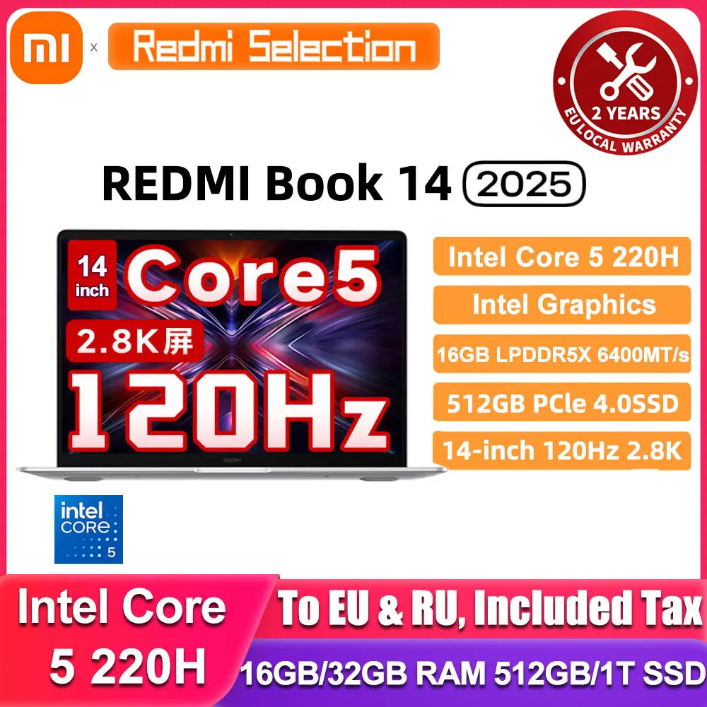 Xiaomi REDMI Book 14 Laptop 2025 - ElectronAge