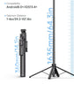 360° AI Tracking Gimbal Stabilizer with Remote Selfie Tripod Extendable Smart Phone Holder with Auto Tracking for Android/iOS