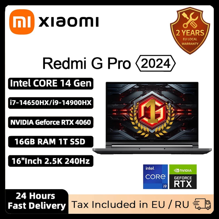 Xiaomi Redmi G Pro Gaming laptop 2024 - ElectronAge