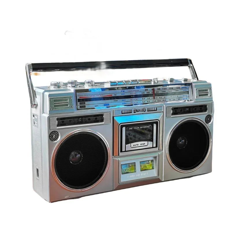 QIQIZHU Retro retro cassette player Bluetooth speaker - ElectronAge