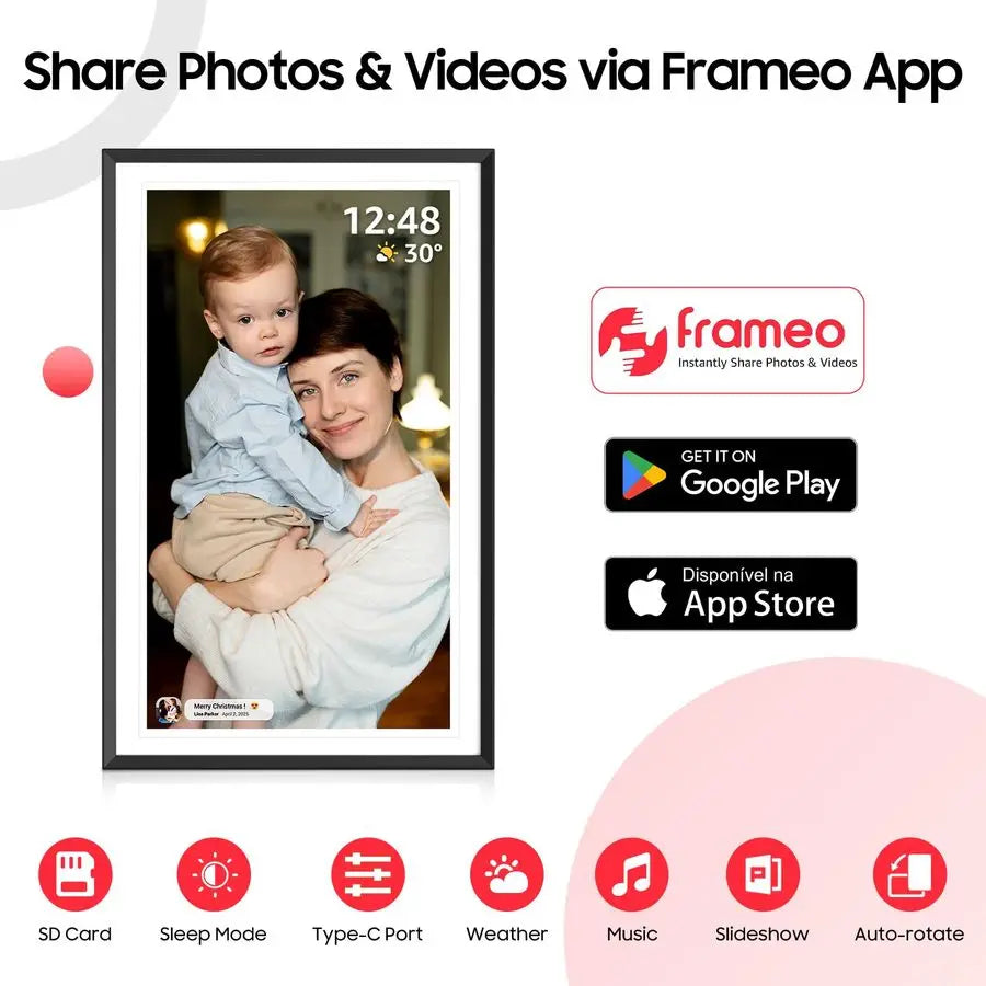 XMSJ Digital Picture Frame 15.6 inch - ElectronAge