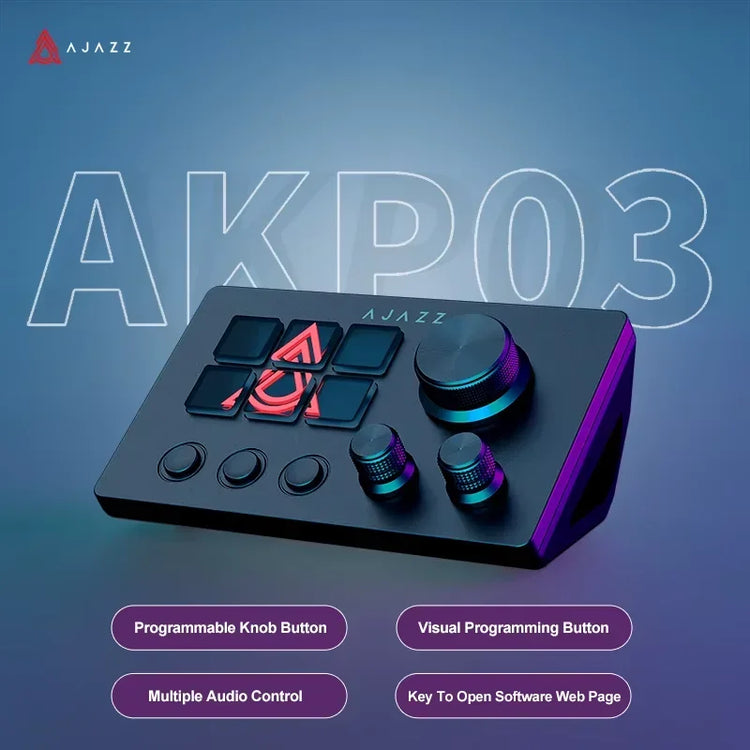 Ajazz AKP03E/153E Programmable Macro Keyboard - ElectronAge
