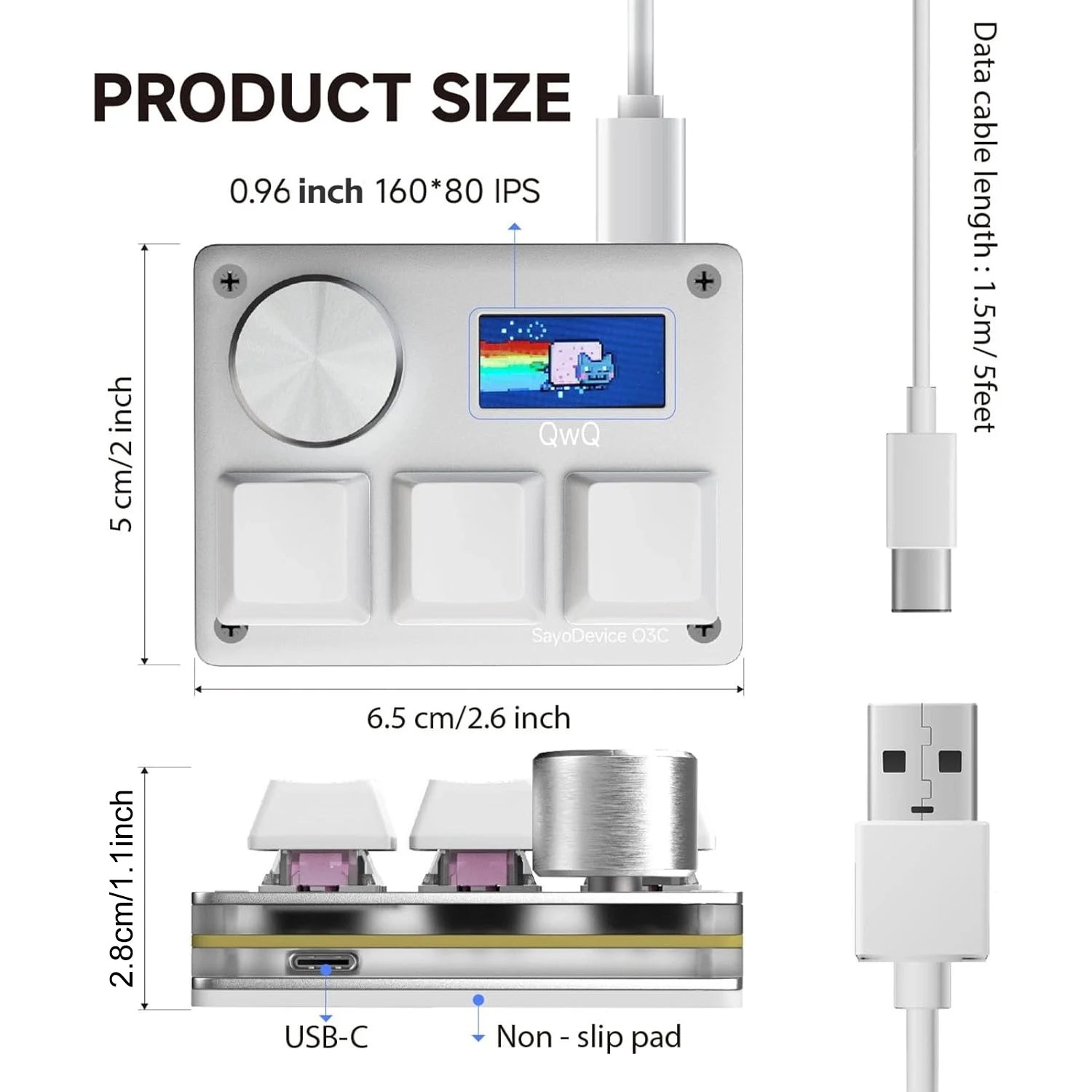 SayoDevice O3C Rapid Trigger Keyboard - ElectronAge