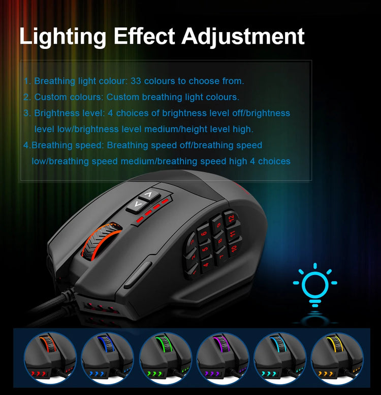 E-YOOSO X-39 USB Wired RGB Gaming Mouse - ElectronAge