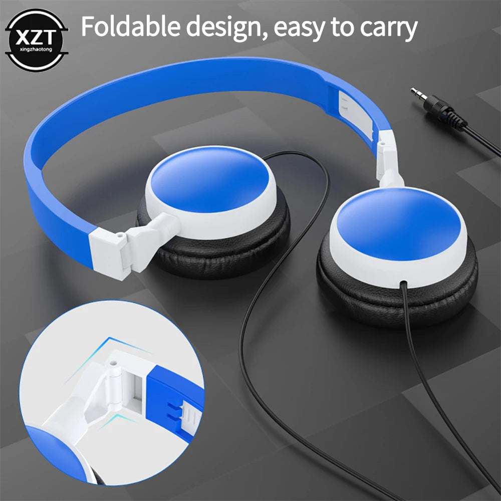 WYMECT Wired Foldable 3.5mm Headphones - ElectronAge