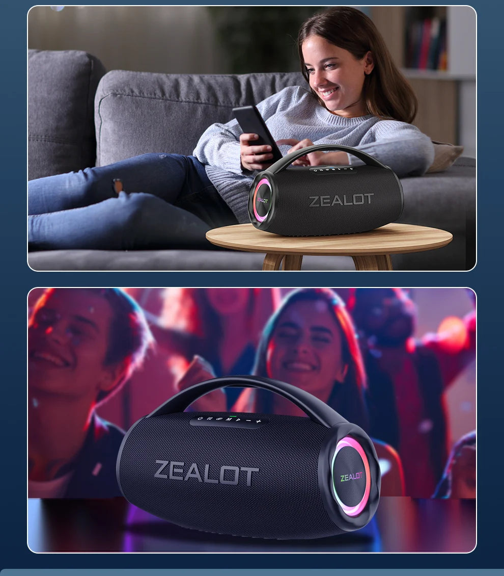 ZEALOT S97 80W Wireless speaker - ElectronAge