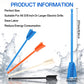 8Pcs Epoxy Resin Mixer Paddles Paint Drill Attachment Paddle for Drill, Reusable Multipurpose for Resin Mixing, Paint Mixing