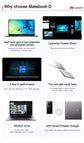 2022 HUAWEI MateBook D15 Netbook 15.6 Inch i5-1240P/i7-1260P 16GB 512GB Laptop Iris Xe Graphics Wifi 6 SSD LPDDR4X