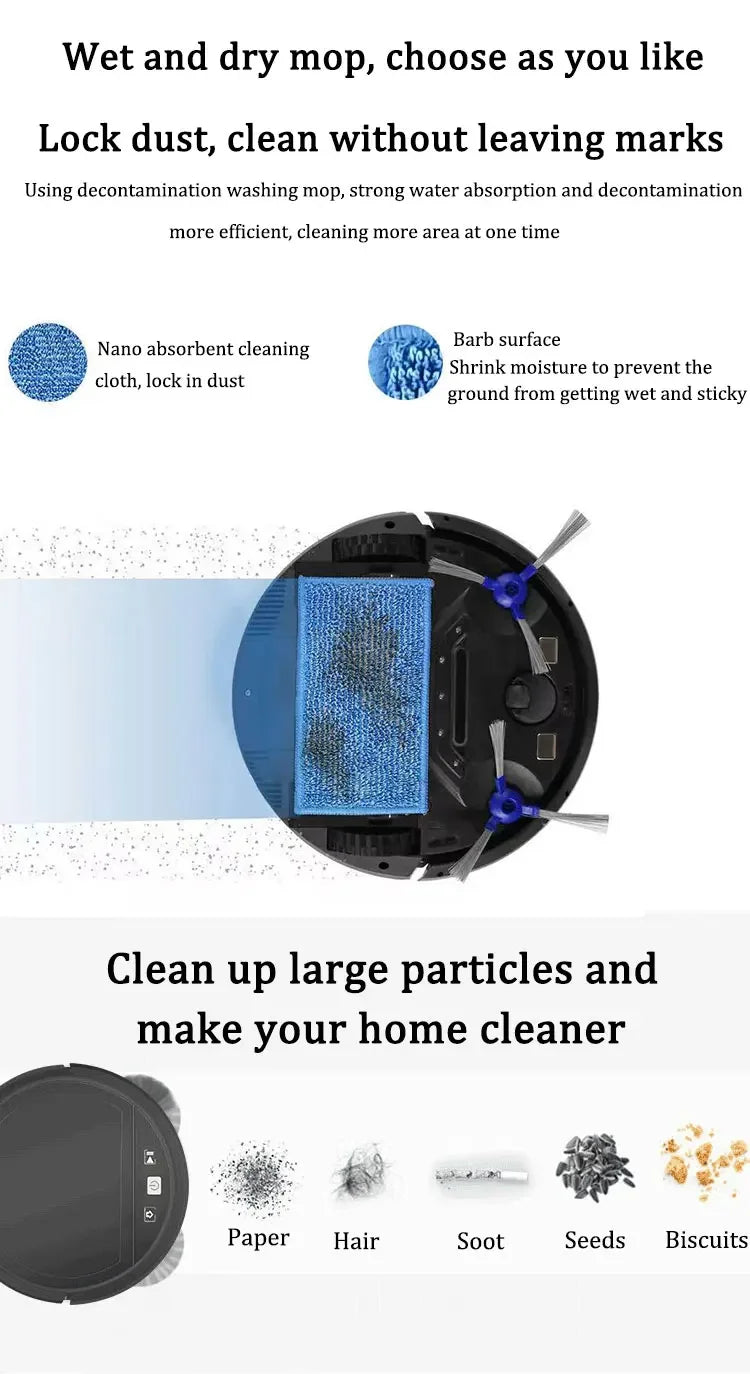 Robot Vacuum Cleaner Smart Remote Control - ElectronAge