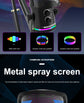 Professional Condenser Microphone USB Dynamic Microphone With Mute Button Gaming Mic For Studio Singing Podcasts Live Broadcast