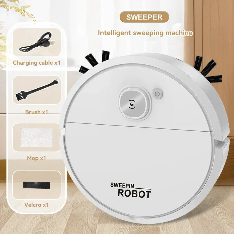XMSJ 2026 3-in-1 Strong Suction Smart Sweeping Robot - ElectronAge