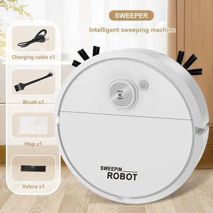 XMSJ 2026 3-in-1 Strong Suction Smart Sweeping Robot - ElectronAge