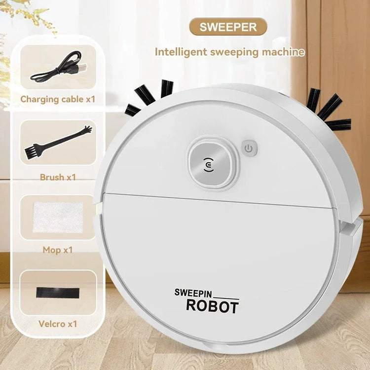 XMSJ 2026 3-in-1 Strong Suction Smart Sweeping Robot - ElectronAge