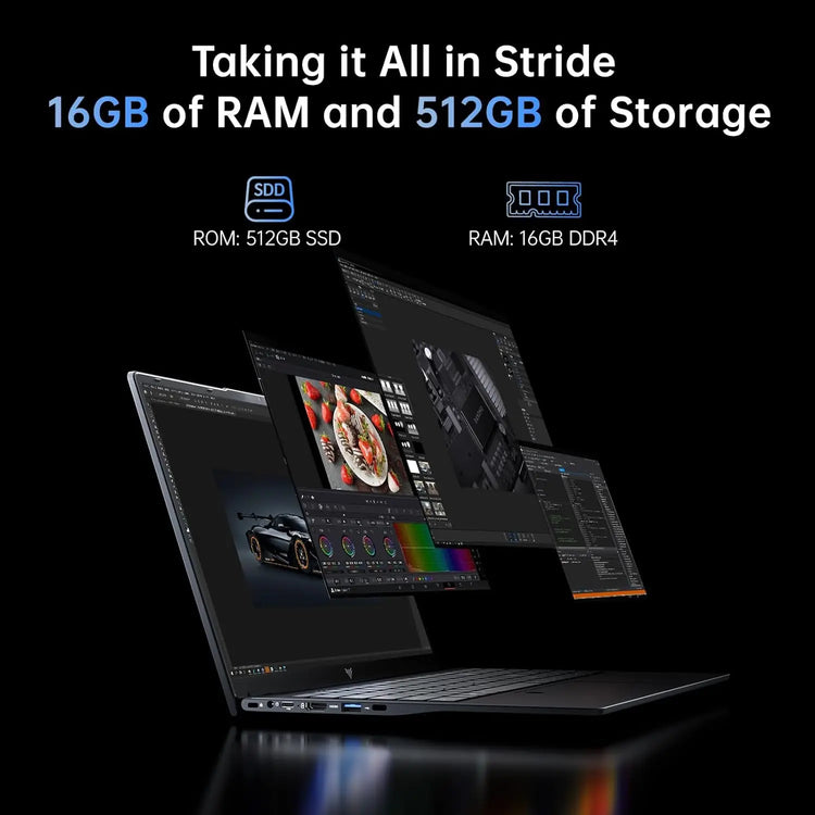 KAMRUI 15.6 Gaming Laptop Computer - ElectronAge