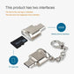 Zinc Alloy Type-C TF Card Reader USB 3.1 Multi-functional OTG Mobile Card Reader for Xiaomi Huawei Laptops