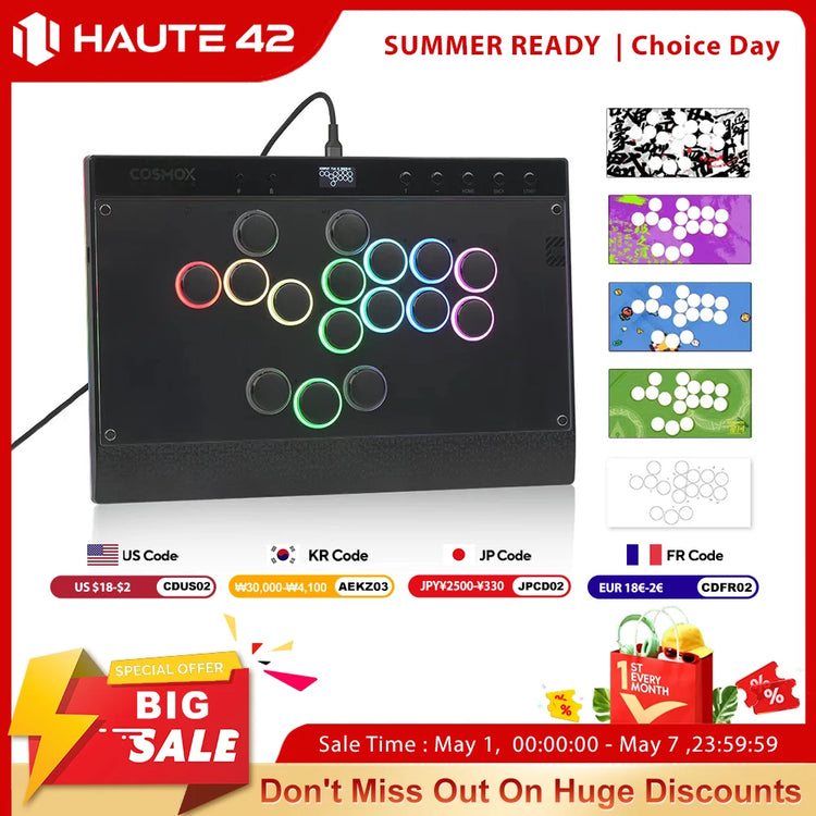 Haute42 C16 Magnetic Stickless Arcade Controller Keyboard - ElectronAge