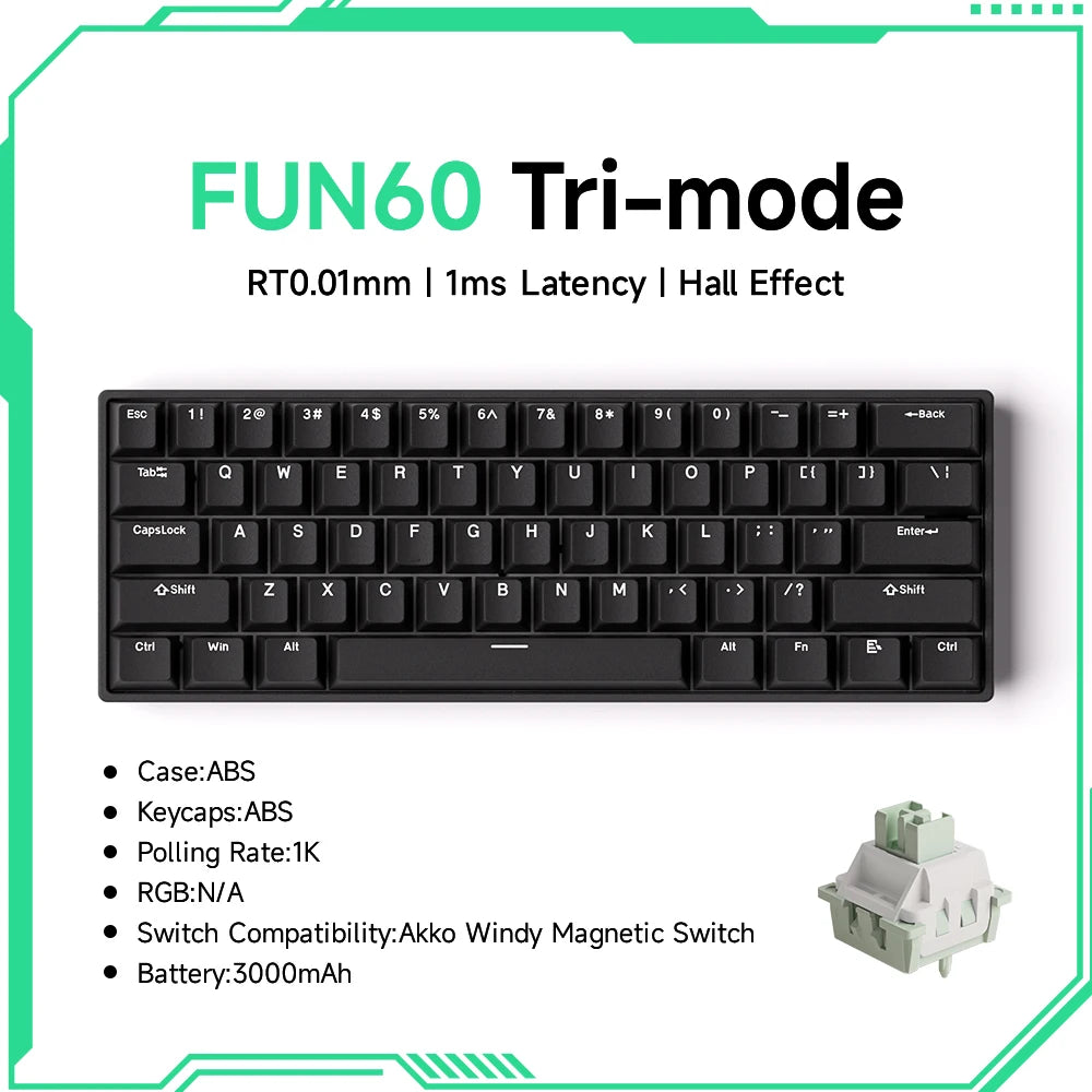 Akko MonsGeek FUN60 Mechanical Keyboard - ElectronAge