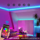 AeroLight LED Strip Lights RGB 5050 LED Strips Bluetooth APP Control Color Changing DC 12V 30LEDS/M Per Meter For Bedroom Room Kitchen Bar