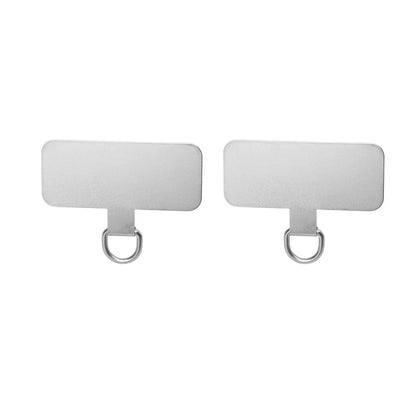 3/2/1Pcs Stainless Steel Hanging Clip Anti-Lost Metal Phone Lanyard Tether Tab Card Ultra Thin Cell Phone Sling Piece Patch
