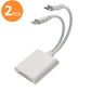 5-in-1 USB 3.0 Lightning Type C SD TF Card Reader Adapter for iPhone iPad MacBook Samsung Android Cameras Other Devices