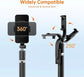 67" Selfie Stick Tripod, Portable Cell Phone Tripod with Wireless Remote, 360° Rotating Extendable Travel Stand for Selfies