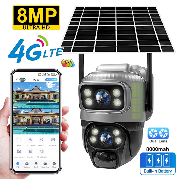 V380 Dual Lens 4G Camera - ElectronAge