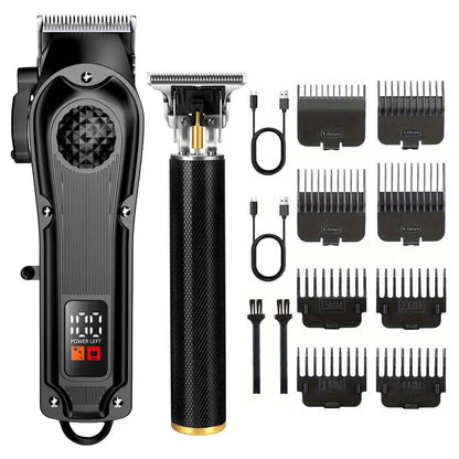 YUKU Professional Hair Clippers with LED Display - ElectronAge