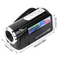 1080P 16MP Digital Camera 2.4 Inch Rotatable Screen Camcorder 16X Zoom HD Video Recorder
