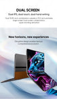 Topton 2 Screen Laptop Intel i3 1215U N100 Dual 10.95inch IPS Touch Screen Windows 11 Office Computer Tablet PC Notebook WiFi6
