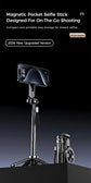 4-in-1 Multifunctional Magnetic mini Selfie Stick