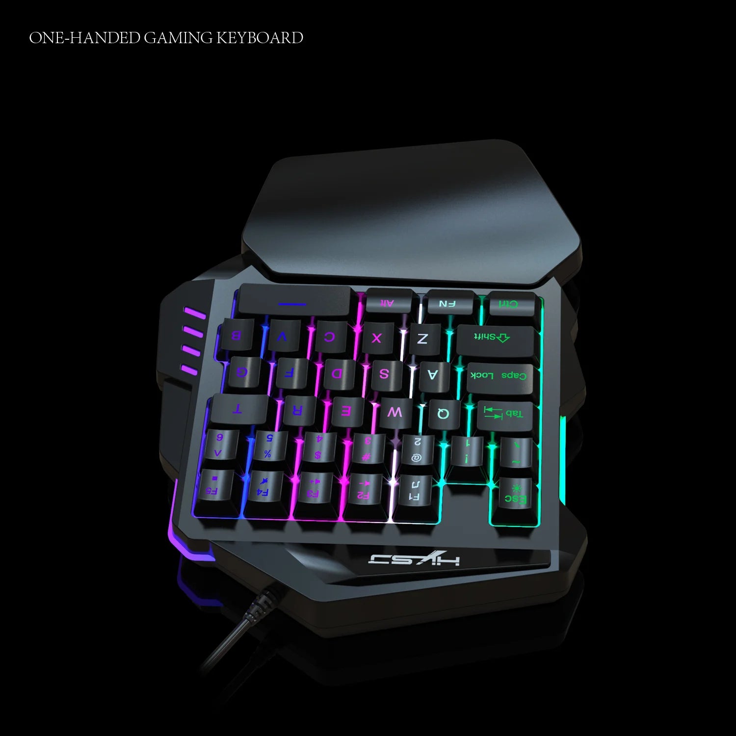Ergonomic One-Handed Gaming Keyboard - ElectronAge