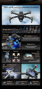 AE60 Ultra GPS Drone Profesional 8K HD Camera 3-axis gimbal Aerial Photography 12KM Obstacle Avoidance FPV Airdrop Fishing Drone