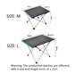 Ultralight Portable Folding Camping Table Foldable Outdoor Dinner Desk High Strength Aluminum Alloy For Garden Party Picnic BBQ