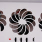 Solar Powered Car Radiator Cooling Fan With 3 Air Outlets Car Window Air Vent Fan USB Powered Auto Ventilation Fan For All Cars